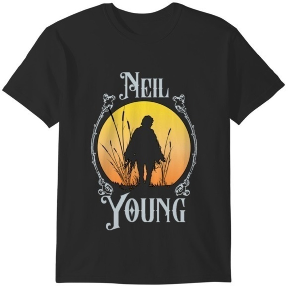 Neil Young Classic Folk Rock Music Legend Fan T-Shirt